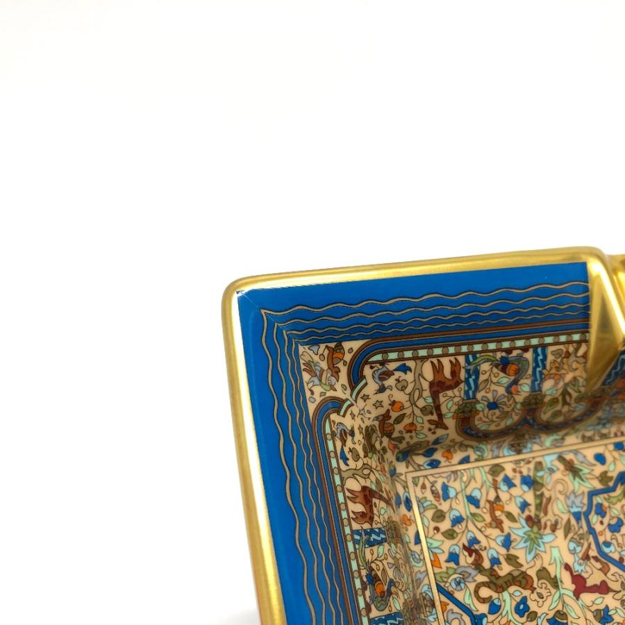 新品同様 HERMES エルメス LES JARDINS DARMENIE アッシュトレイ  灰皿 マルチカラー ユニセックス【中古】 | HERMES | 01
