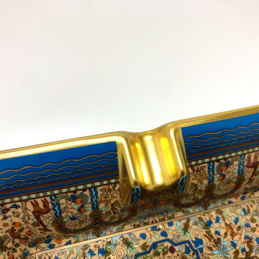 新品同様 HERMES エルメス LES JARDINS DARMENIE アッシュトレイ  灰皿 マルチカラー ユニセックス【中古】 | HERMES | 02
