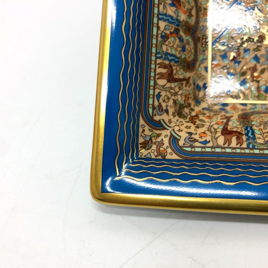 新品同様 HERMES エルメス LES JARDINS DARMENIE アッシュトレイ  灰皿 マルチカラー ユニセックス【中古】 | HERMES | 04