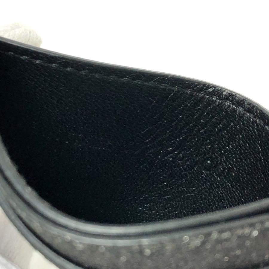 新品同様 BALENCIAGA バレンシアガ 392126 カードホルダー 名刺入れ ロゴ ラメ カードケース グレー レディース【中古】 | BALENCIAGA | 08