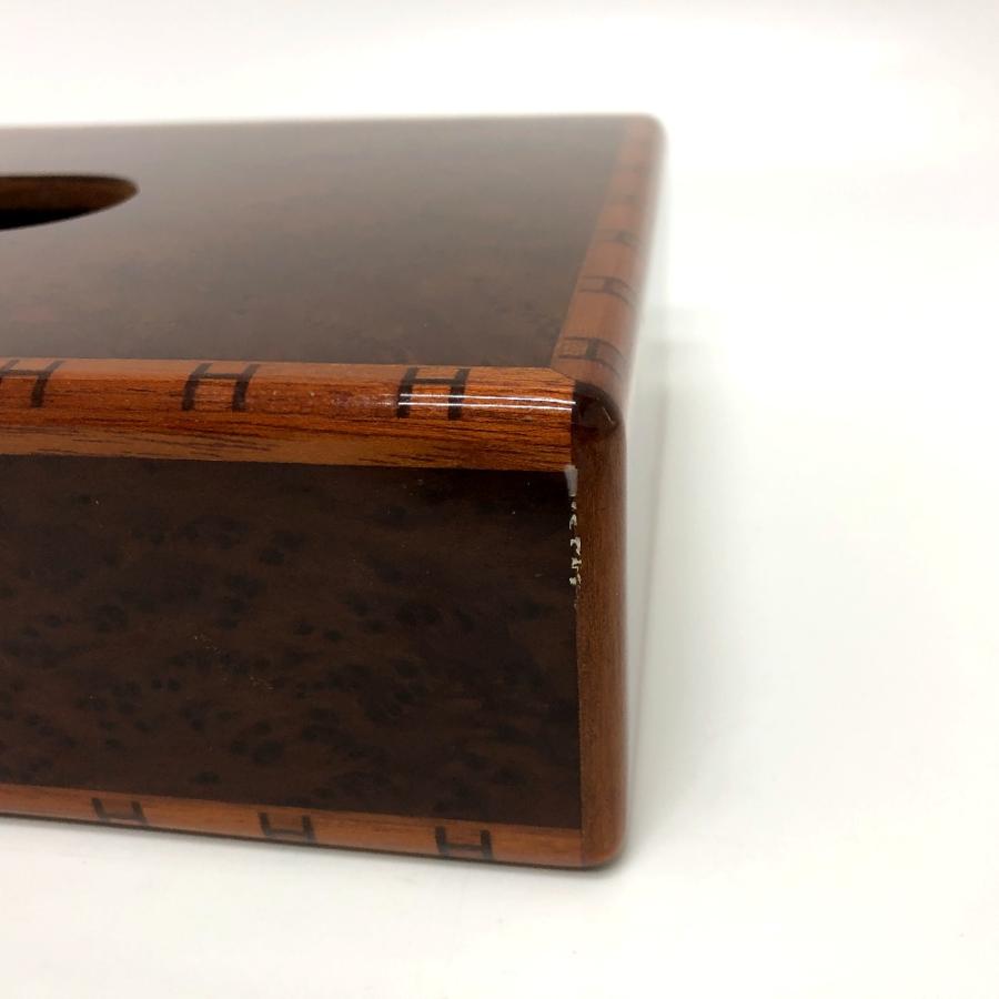 HERMES エルメス ティッシュボックス ティッシュケース 雑貨 ブラウン ユニセックス【中古】 | HERMES | 01