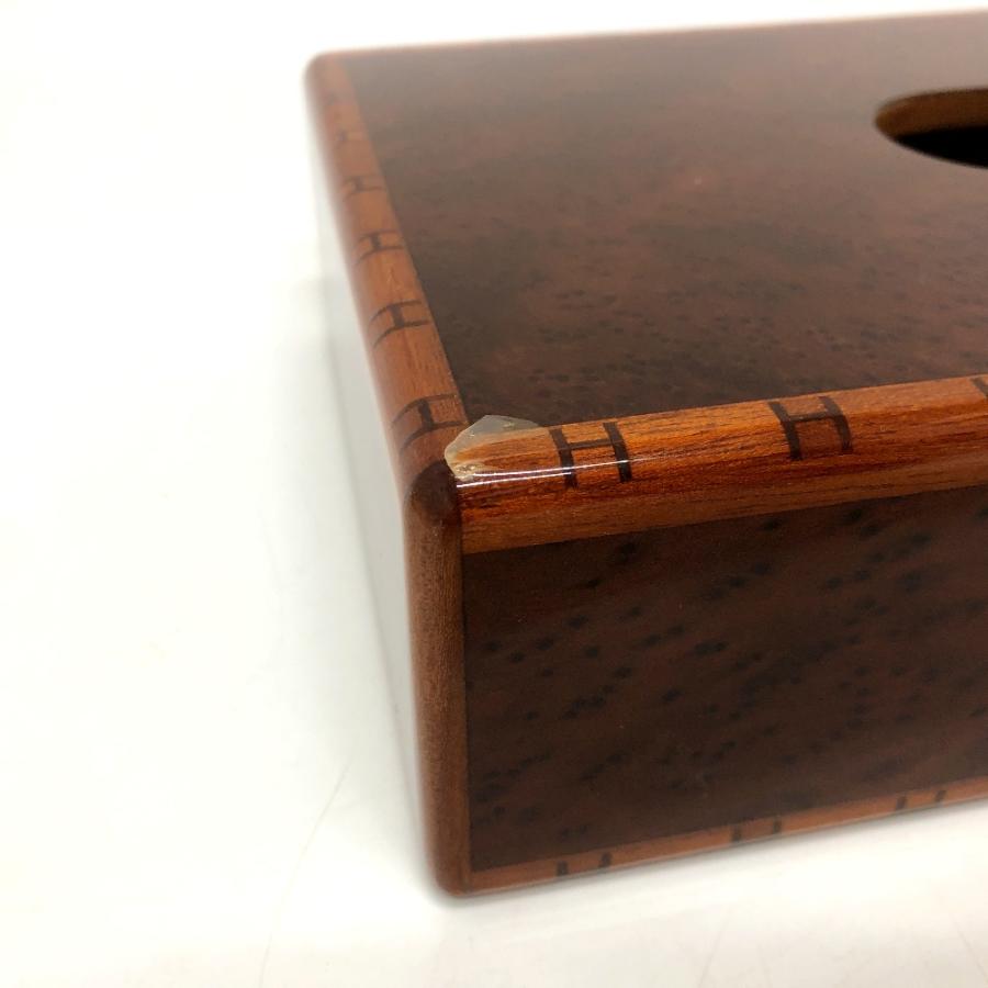 HERMES エルメス ティッシュボックス ティッシュケース 雑貨 ブラウン ユニセックス【中古】 | HERMES | 02