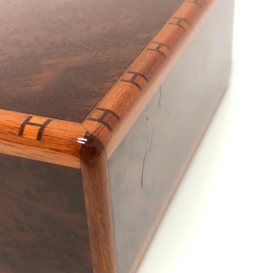 HERMES エルメス ティッシュボックス ティッシュケース 雑貨 ブラウン ユニセックス【中古】 | HERMES | 03