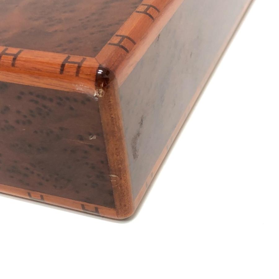 HERMES エルメス ティッシュボックス ティッシュケース 雑貨 ブラウン ユニセックス【中古】 | HERMES | 04