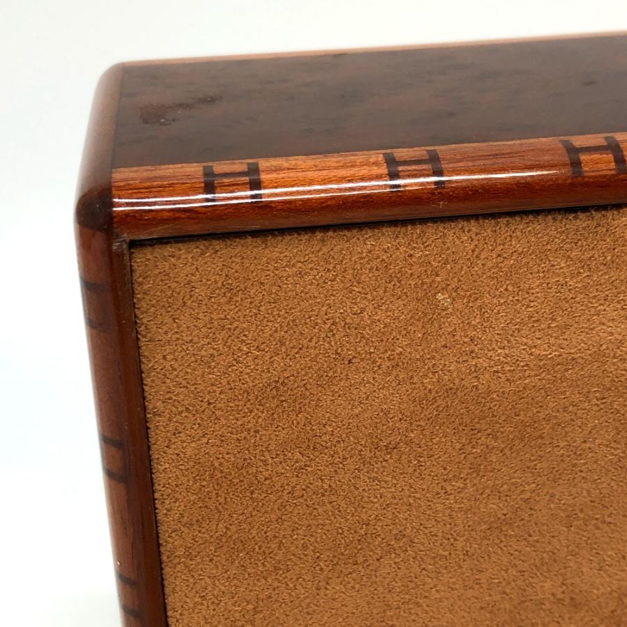 HERMES エルメス ティッシュボックス ティッシュケース 雑貨 ブラウン ユニセックス【中古】 | HERMES | 08