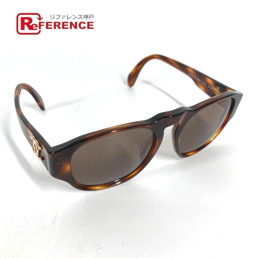 CHANEL シャネル 不明 CC ココマーク アイウェア 眼鏡 メガネ サングラス ブラウン レディース【中古】 | CHANEL