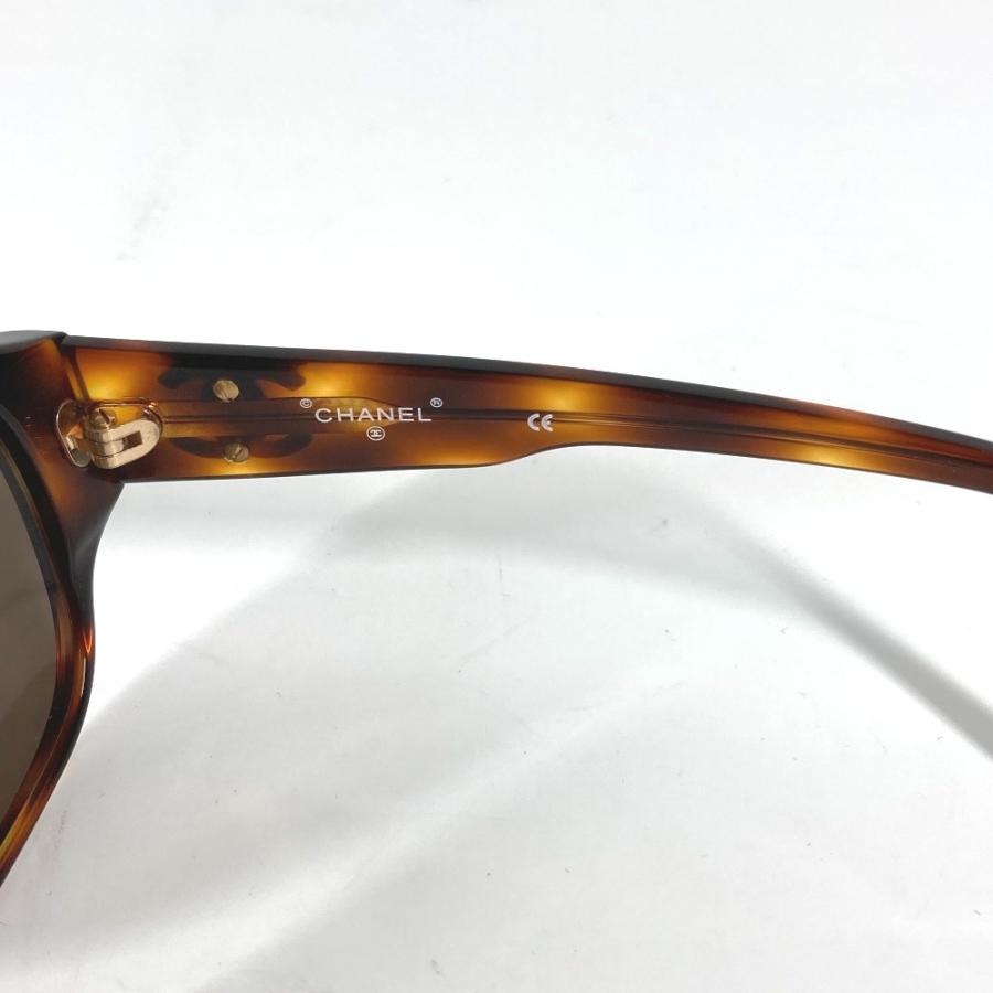CHANEL シャネル 不明 CC ココマーク アイウェア 眼鏡 メガネ サングラス ブラウン レディース【中古】 | CHANEL | 04