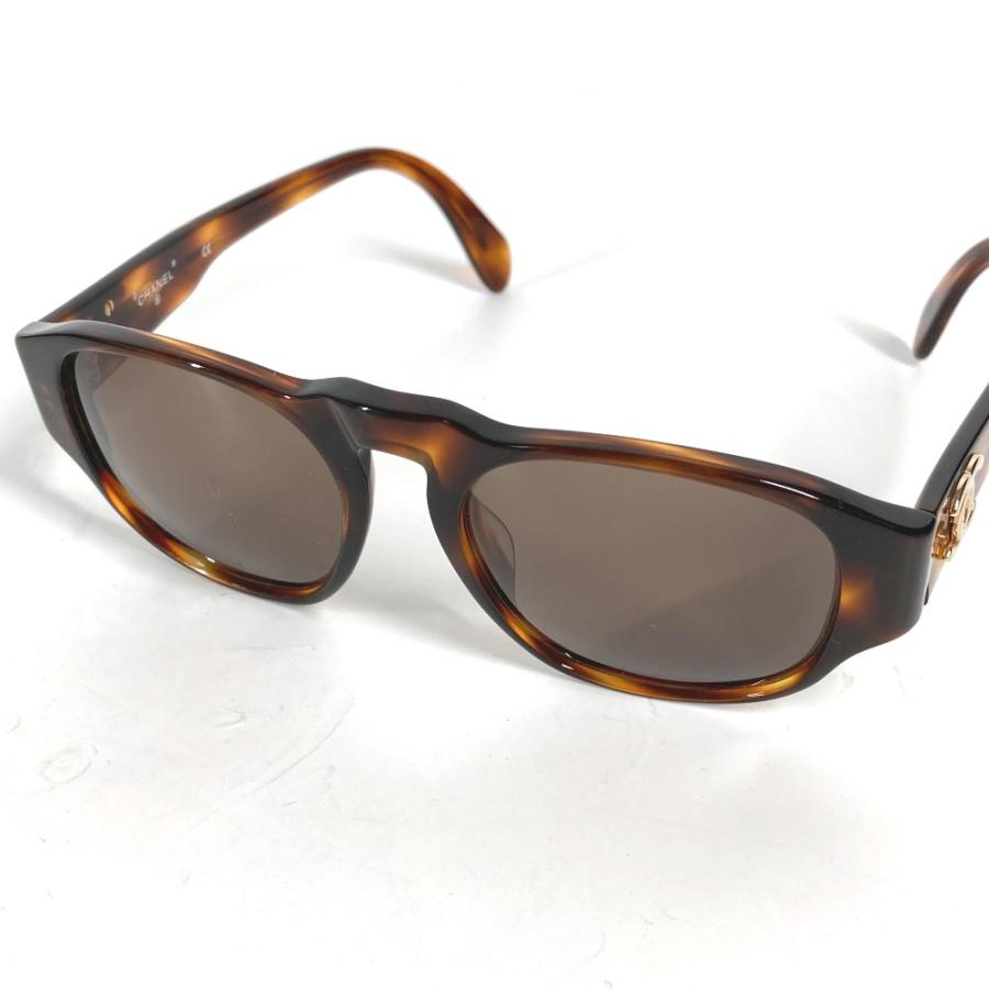 CHANEL シャネル 不明 CC ココマーク アイウェア 眼鏡 メガネ サングラス ブラウン レディース【中古】 | CHANEL | 06