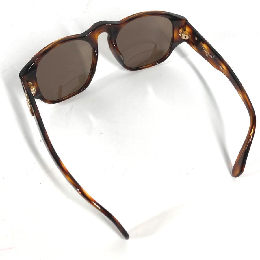 CHANEL シャネル 不明 CC ココマーク アイウェア 眼鏡 メガネ サングラス ブラウン レディース【中古】 | CHANEL | 08