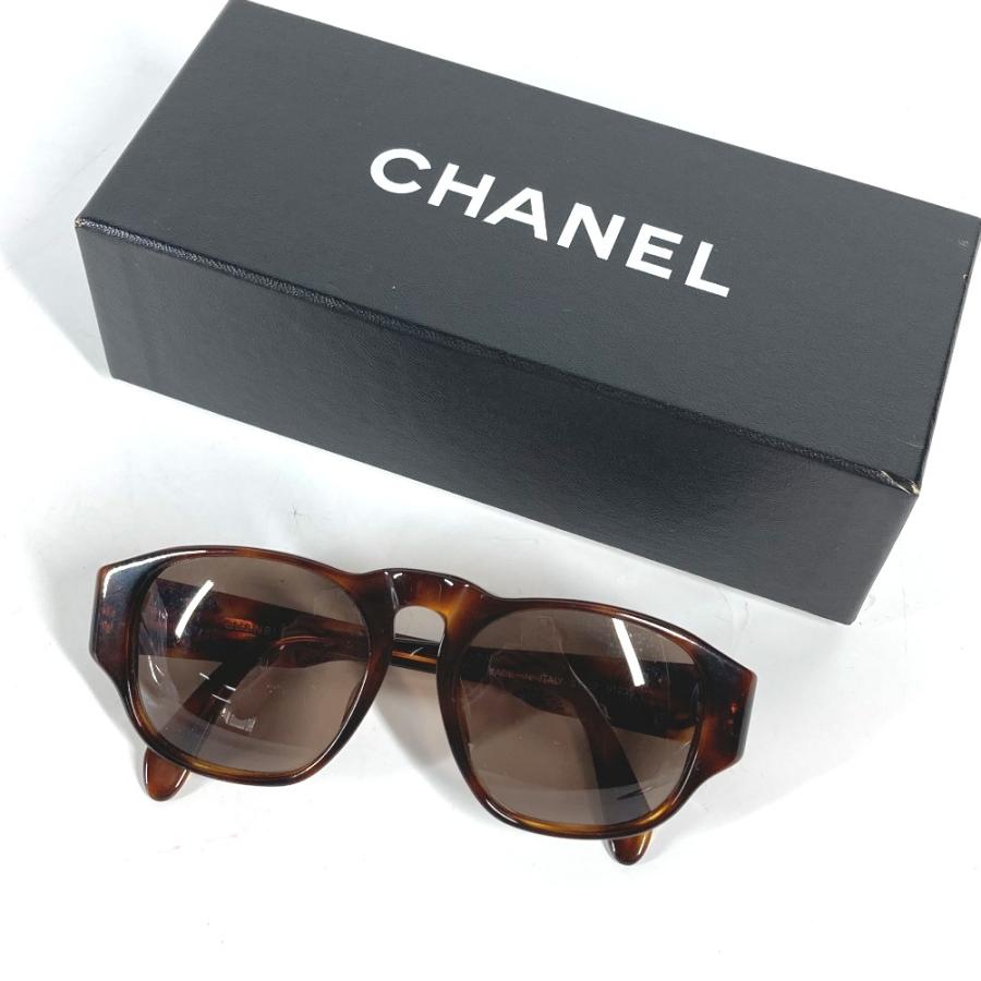 CHANEL シャネル 不明 CC ココマーク アイウェア 眼鏡 メガネ サングラス ブラウン レディース【中古】 | CHANEL | 09