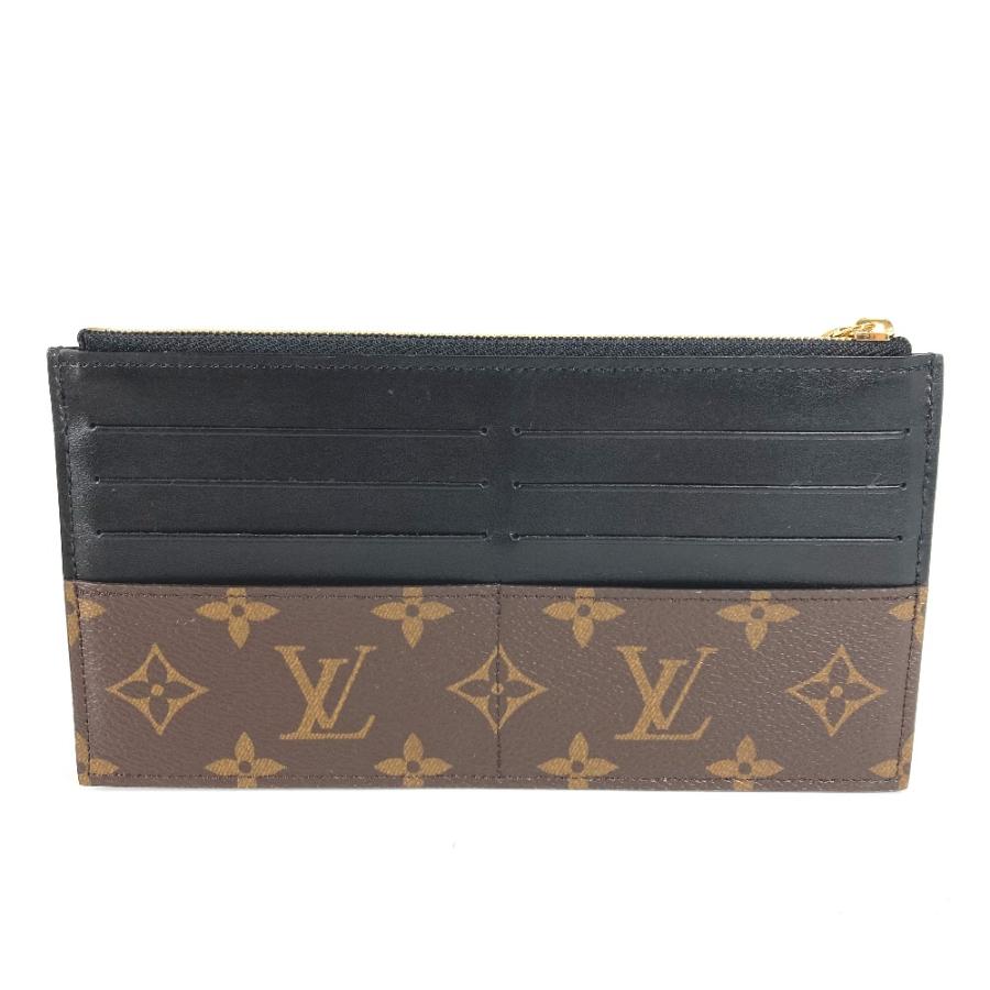 新品同様 LOUIS VUITTON ルイヴィトン M80348 スリム パース バッグインバッグ カードケース モノグラム 長財布 ブラウン【中古】｜reference｜02