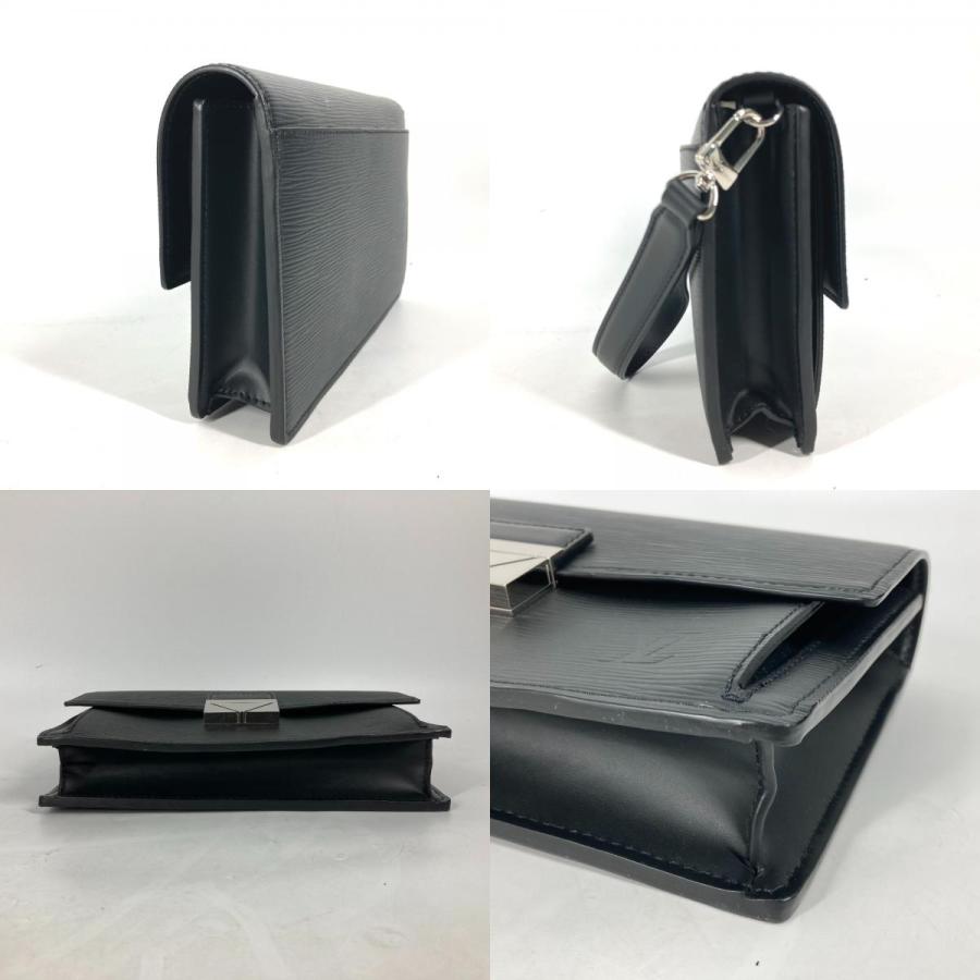 LOUIS VUITTON ルイヴィトン M42742 ポシェット テムズ  ストラップ付 カバン ポーチ エピ セカンドバッグ ノワール【中古】 | LOUIS VUITTON | 08