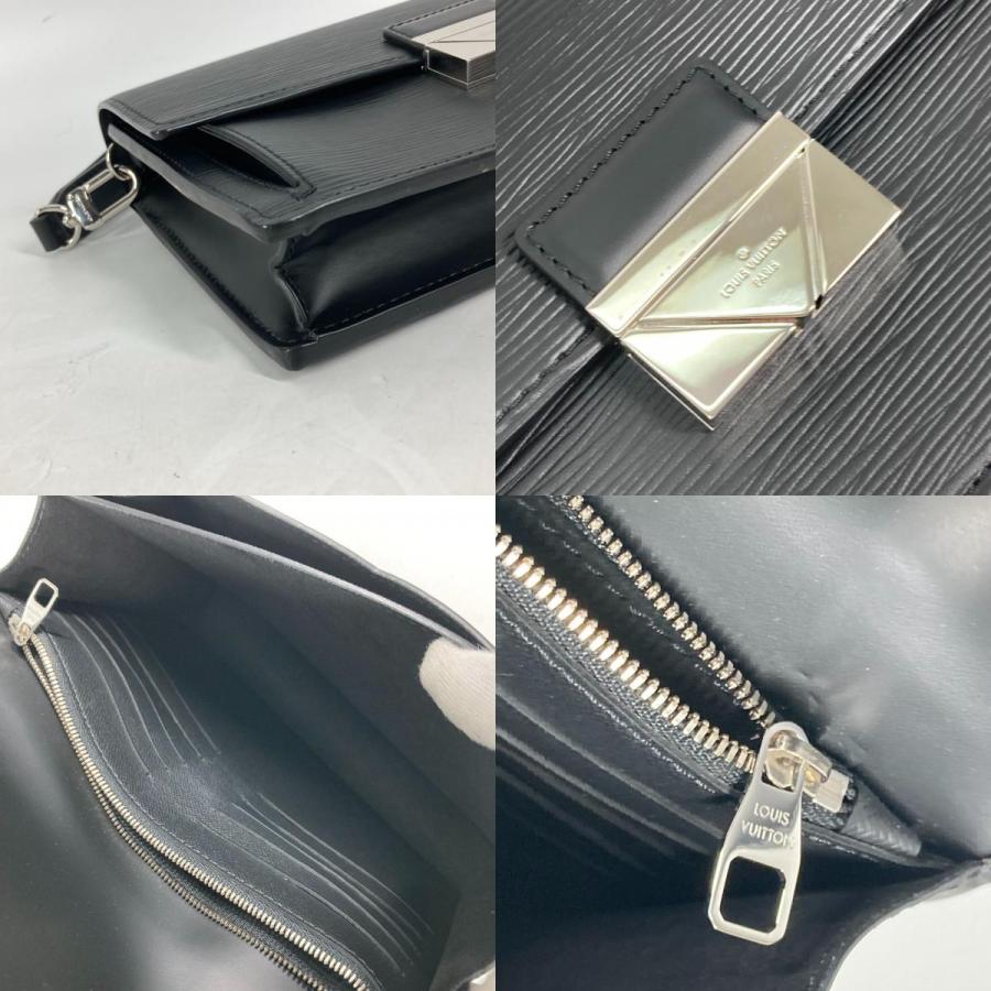 LOUIS VUITTON ルイヴィトン M42742 ポシェット テムズ  ストラップ付 カバン ポーチ エピ セカンドバッグ ノワール【中古】 | LOUIS VUITTON | 09