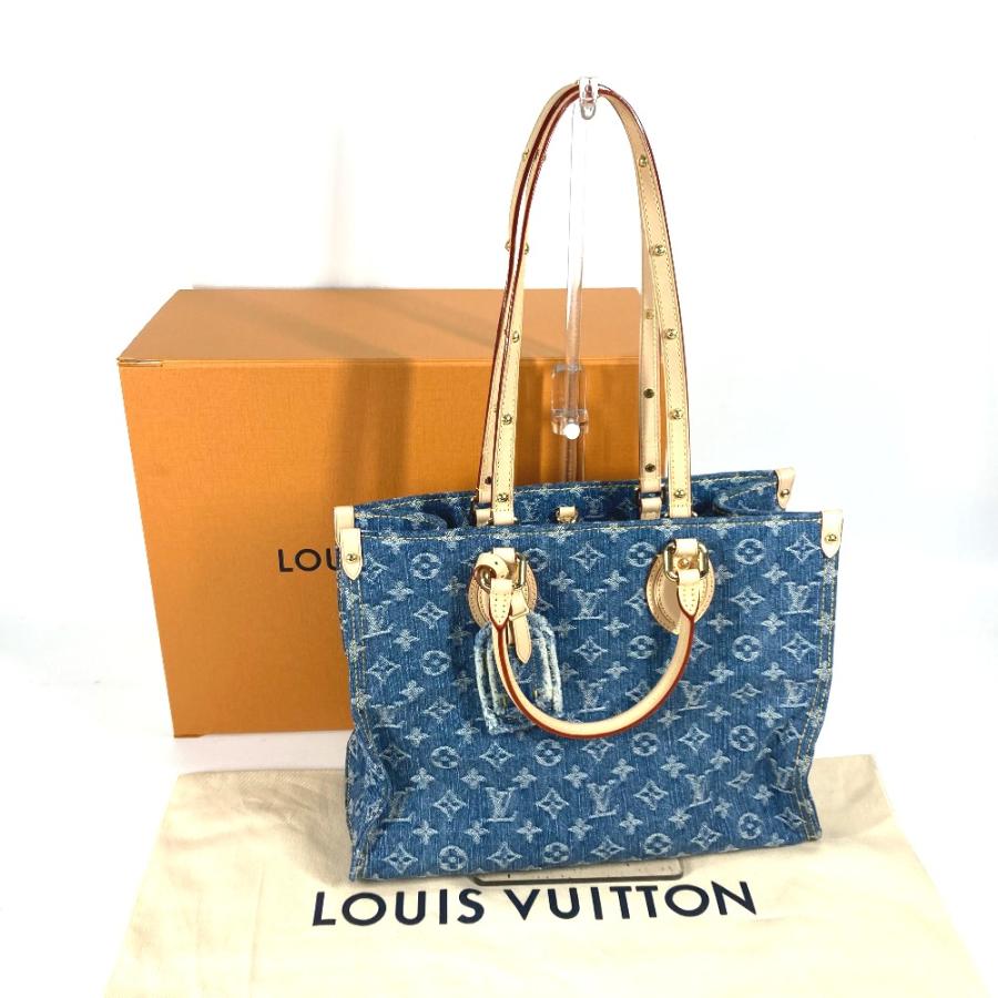 未使用 LOUIS VUITTON ルイヴィトン M46871  オンザゴー MM ショルダーバッグ 新作 LV リミックス モノグラム デニム トートバッグ【中古】 | LOUIS VUITTON | 05