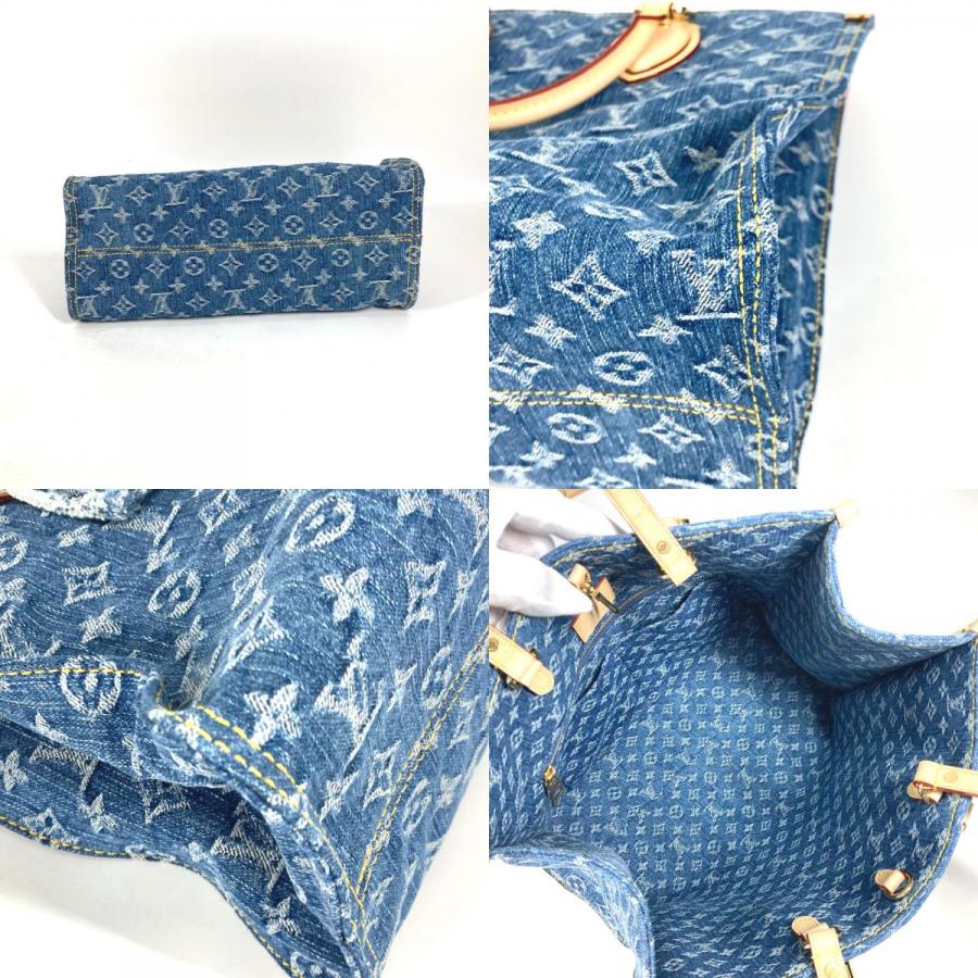 未使用 LOUIS VUITTON ルイヴィトン M46871  オンザゴー MM ショルダーバッグ 新作 LV リミックス モノグラム デニム トートバッグ【中古】 | LOUIS VUITTON | 07