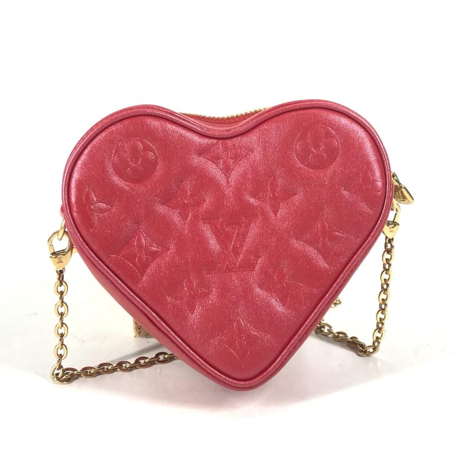 LOUIS VUITTON（ルイ・ヴィトン） 美品 M80837 ハートオンチェーン 