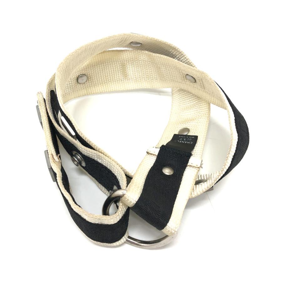 CHANEL シャネル CC ココマーク スポーツ 03P ベルト ブラック レディース【中古】 | CHANEL | 01