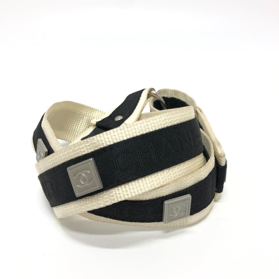 CHANEL シャネル CC ココマーク スポーツ 03P ベルト ブラック レディース【中古】 | CHANEL | 03