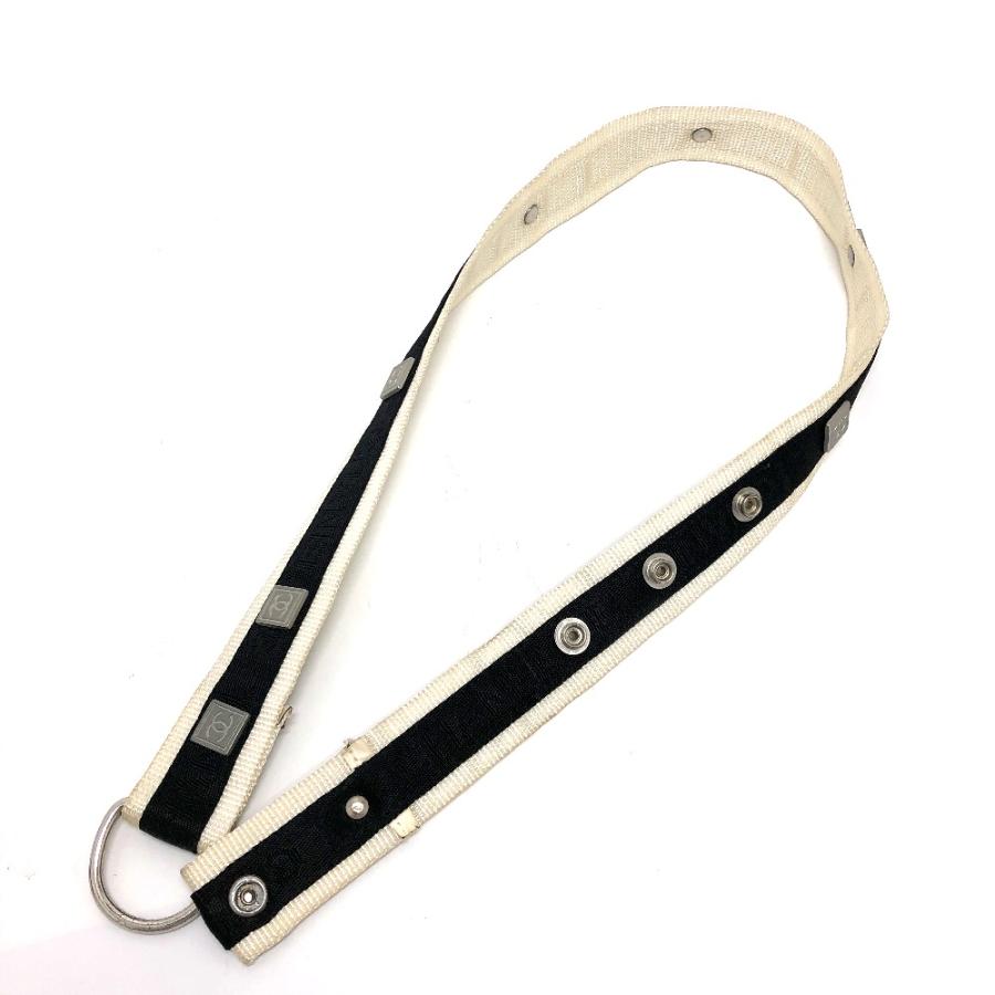CHANEL シャネル CC ココマーク スポーツ 03P ベルト ブラック レディース【中古】 | CHANEL | 05