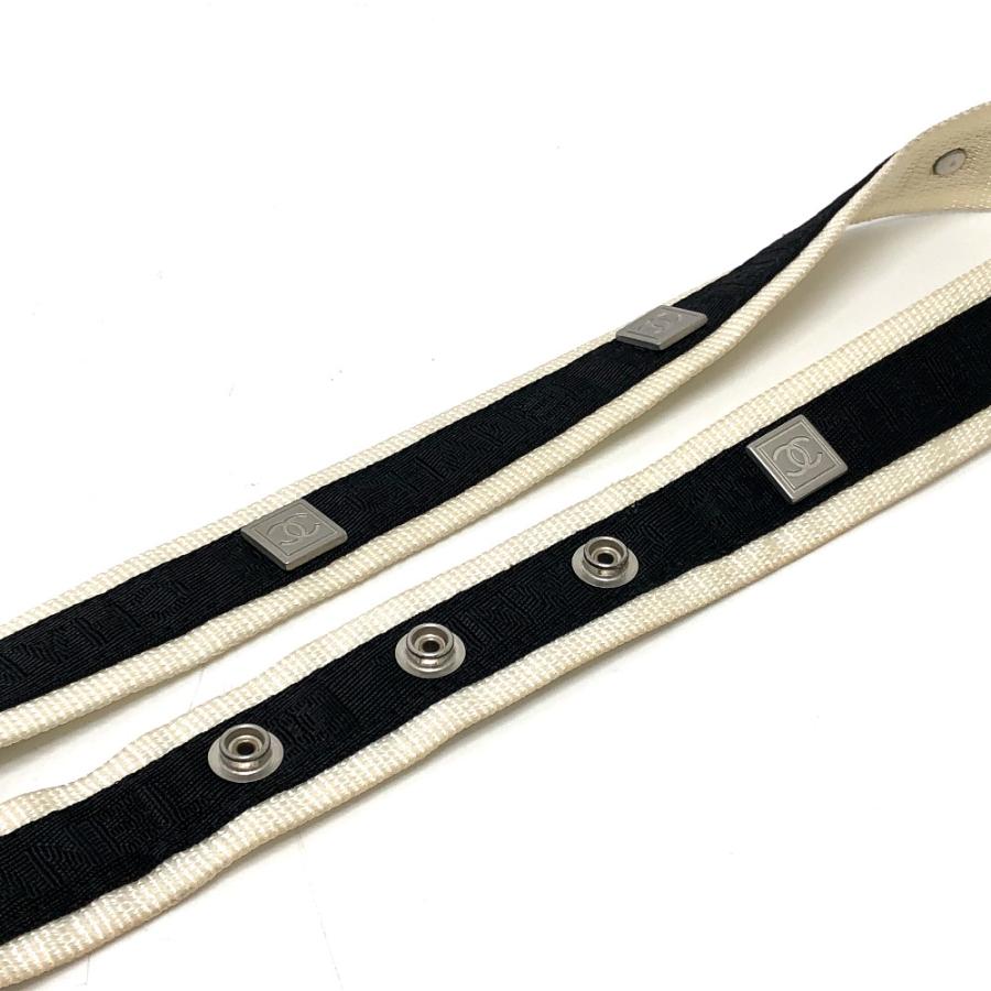 CHANEL シャネル CC ココマーク スポーツ 03P ベルト ブラック レディース【中古】 | CHANEL | 08
