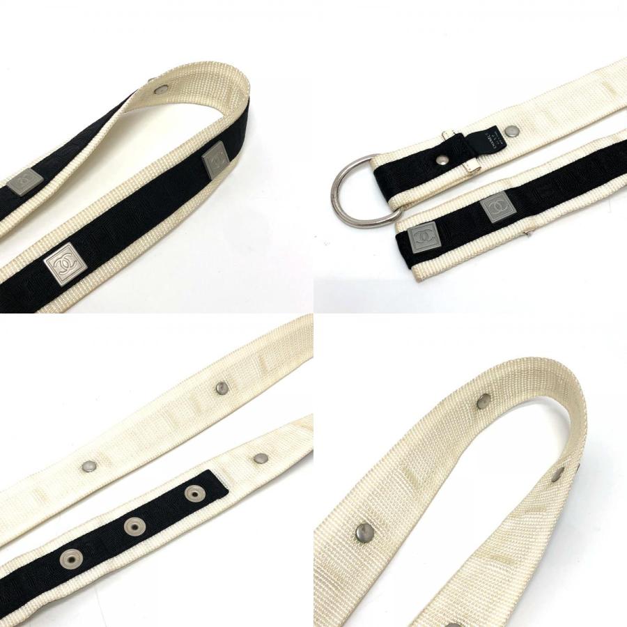 CHANEL シャネル CC ココマーク スポーツ 03P ベルト ブラック レディース【中古】 | CHANEL | 09