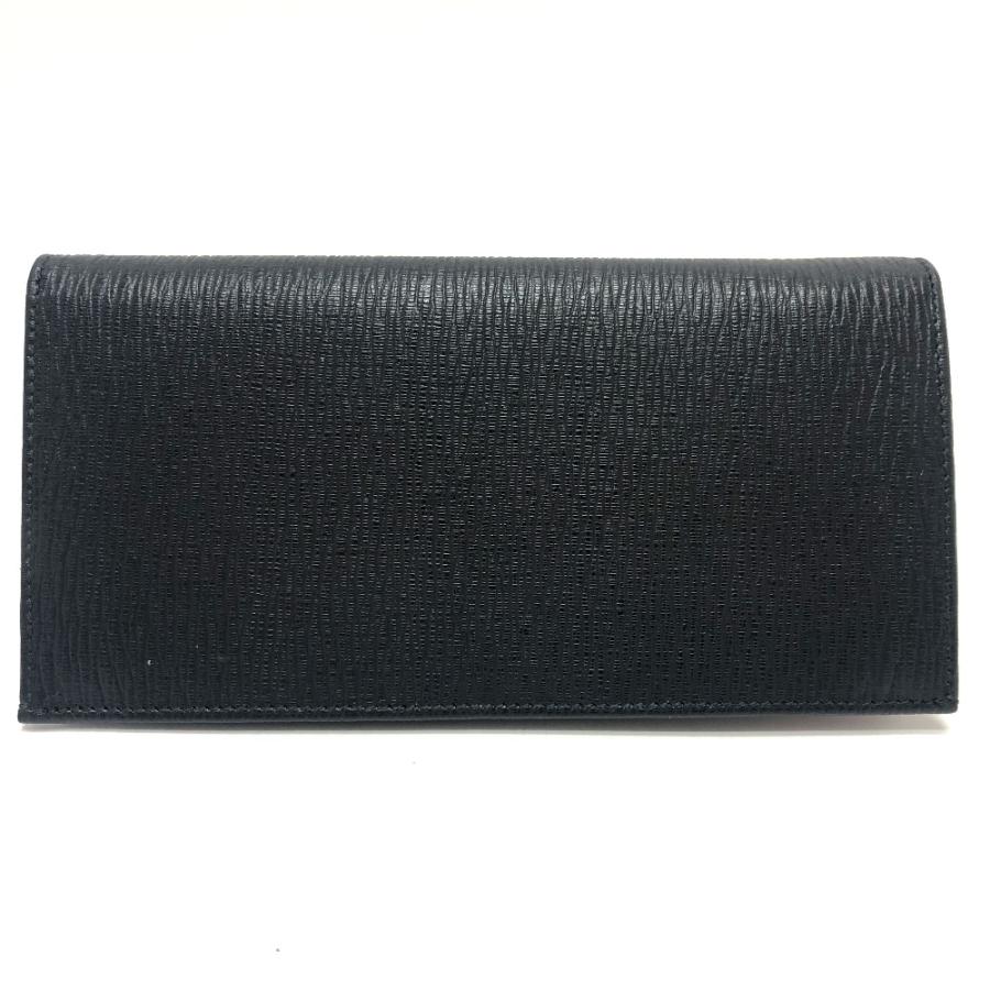 新品同様 Salvatore Ferragamo サルヴァトーレフェラガモ ガンチーニ 2つ折り財布 財布 長財布 ウォレット 長財布 ブラック メンズ【中古】 |  | 01