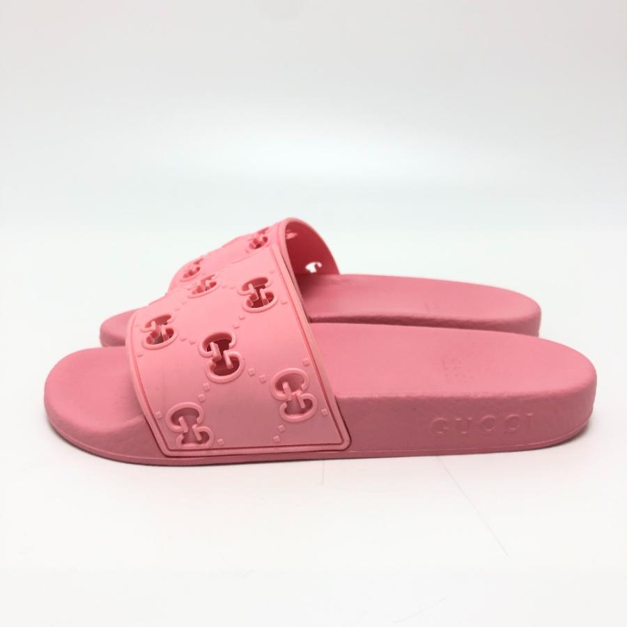 未使用 GUCCI グッチ 603877 GG プールサンダル フラット 靴 シューズ サンダル ピンク キッズ【中古】 | GUCCI | 02