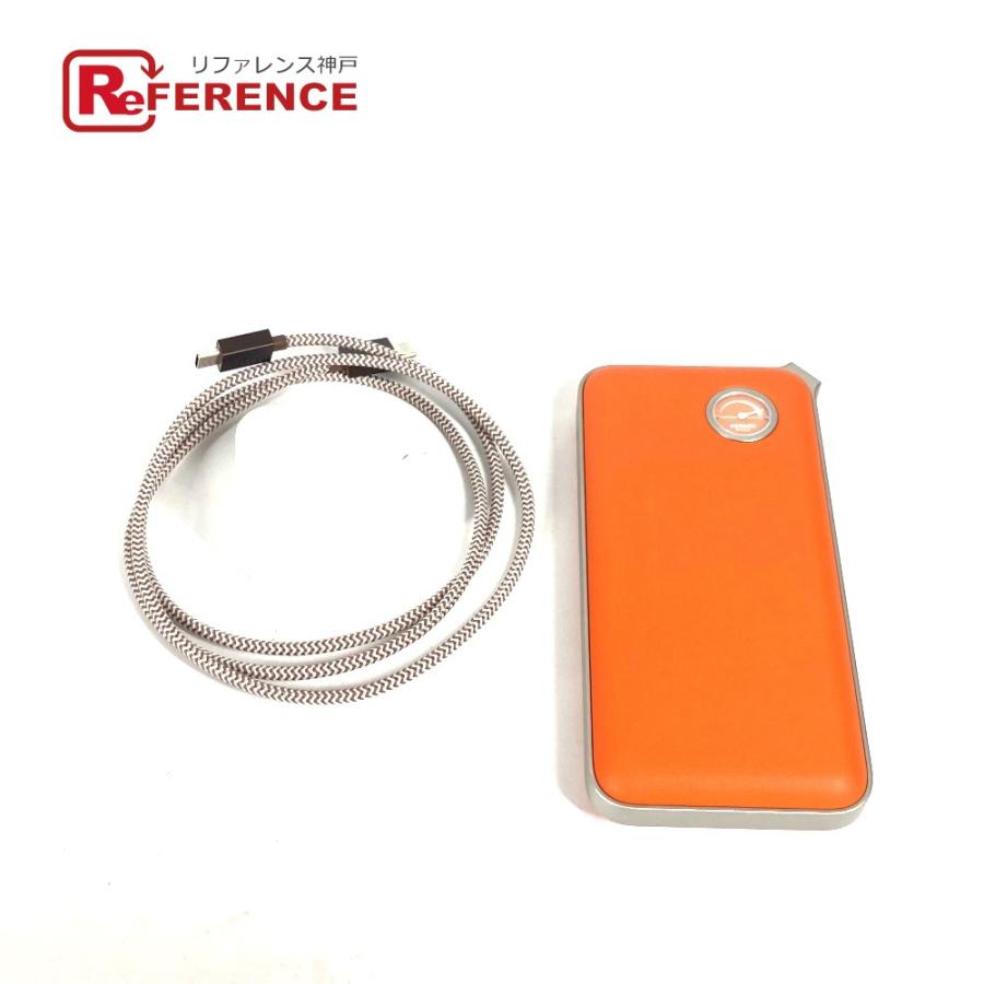 HERMES エルメス ヴォルトH マキシ  モバイルバッテリー 充電器 雑貨 オレンジ レディース【中古】 | HERMES