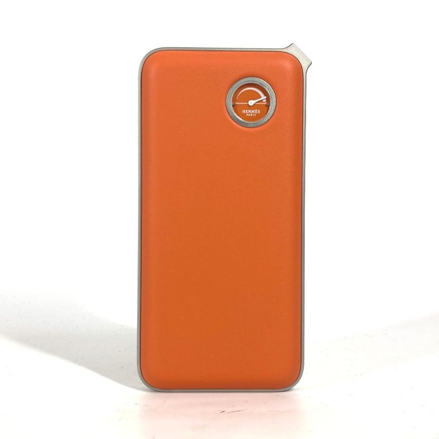 HERMES エルメス ヴォルトH マキシ  モバイルバッテリー 充電器 雑貨 オレンジ レディース【中古】 | HERMES | 02