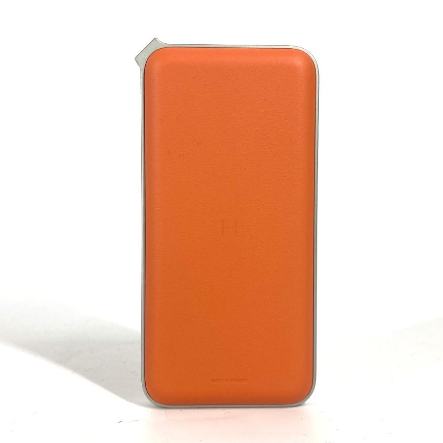 HERMES エルメス ヴォルトH マキシ  モバイルバッテリー 充電器 雑貨 オレンジ レディース【中古】 | HERMES | 03