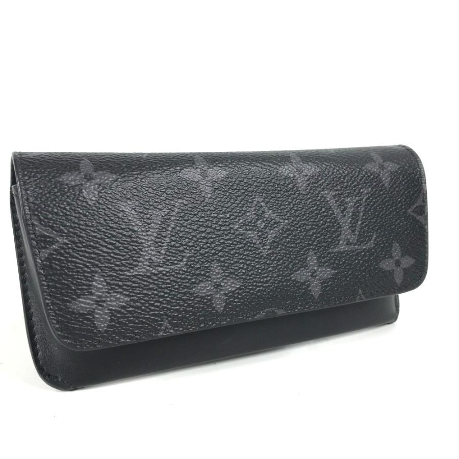 美品 LOUIS VUITTON ルイヴィトン GI0296 エテュイ リュネット ウディ 眼鏡 メガネ アイウェア モノグラムエクリプス メガネケース【中古】 | LOUIS VUITTON | 08