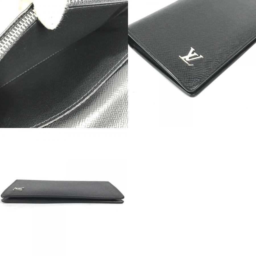 新品同様 LOUIS VUITTON ルイヴィトン  M30501 ポルトフォイユ・ブラザ ロングウォレット タイガ 長財布 アルドワーズ ブラック メンズ【中古】 | LOUIS VUITTON | 09