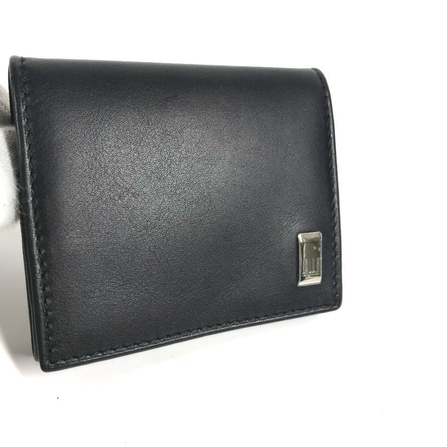 未使用 Dunhill ダンヒル ロゴ 財布 小銭入れ フラップ コインケース ブラック メンズ【中古】 | dunhill | 04