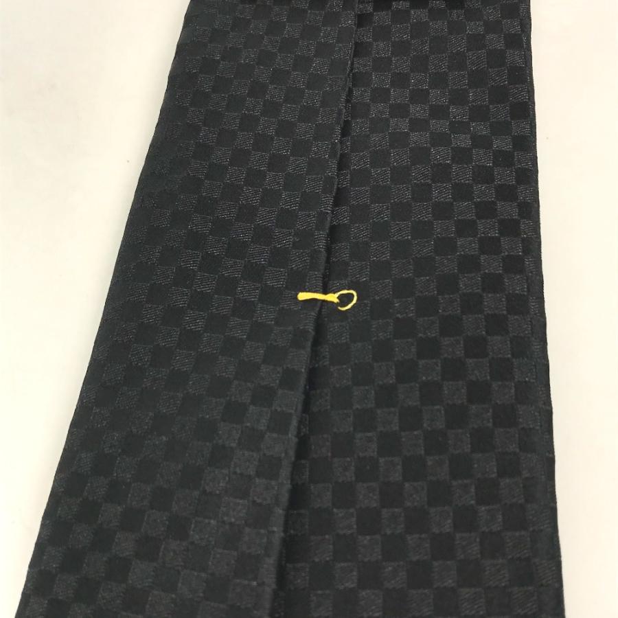 ✨未使用✨ルイヴィトン　ダミエ　人気のブラック　ネクタイ LOUIS VUITTON - LOUIS VUITTON ルイ・ヴィトン ネクタイ ダミエ
