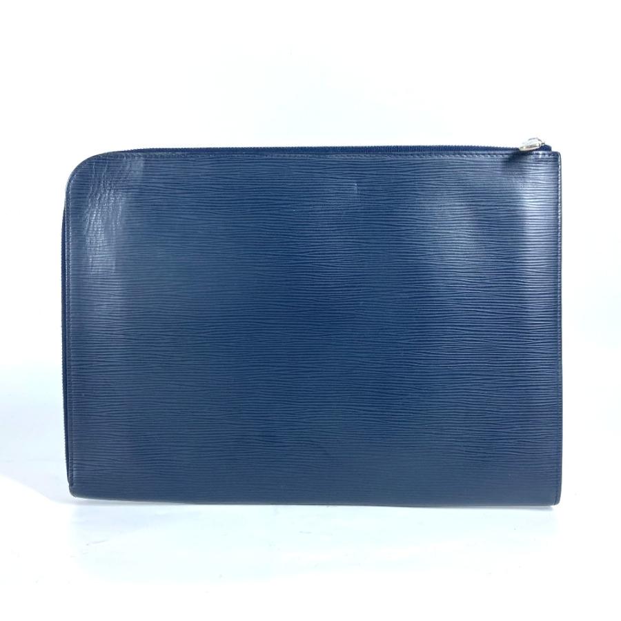 LOUIS VUITTON ルイヴィトン M64154 ポシェットジュールGM カバン セカンドバッグ ポーチ エピ クラッチバッグ ネイビー メンズ【中古】_1