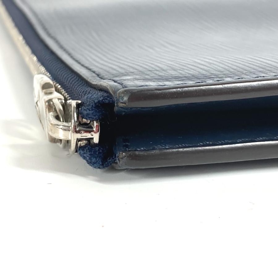 LOUIS VUITTON ルイヴィトン M64154 ポシェットジュールGM カバン セカンドバッグ ポーチ エピ クラッチバッグ ネイビー メンズ【中古】_3
