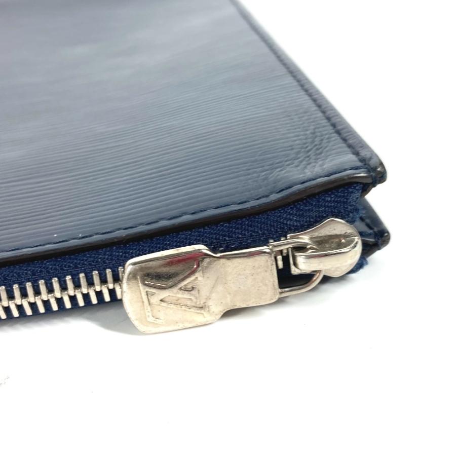 LOUIS VUITTON ルイヴィトン M64154 ポシェットジュールGM カバン セカンドバッグ ポーチ エピ クラッチバッグ ネイビー メンズ【中古】_7