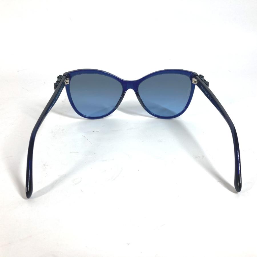 美品 CHANEL シャネル 5281-Q りぼん リボン 眼鏡 メガネ アイウェア CC ココマーク サングラス ネイビー レディース【中古】 | CHANEL | 02