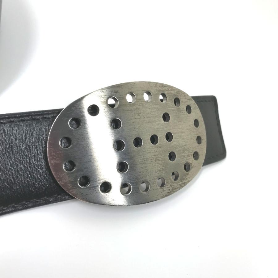HERMES エルメス パンチングロゴ Hロゴ リバーシブル ベルト ブラック メンズ【中古】 | HERMES | 04