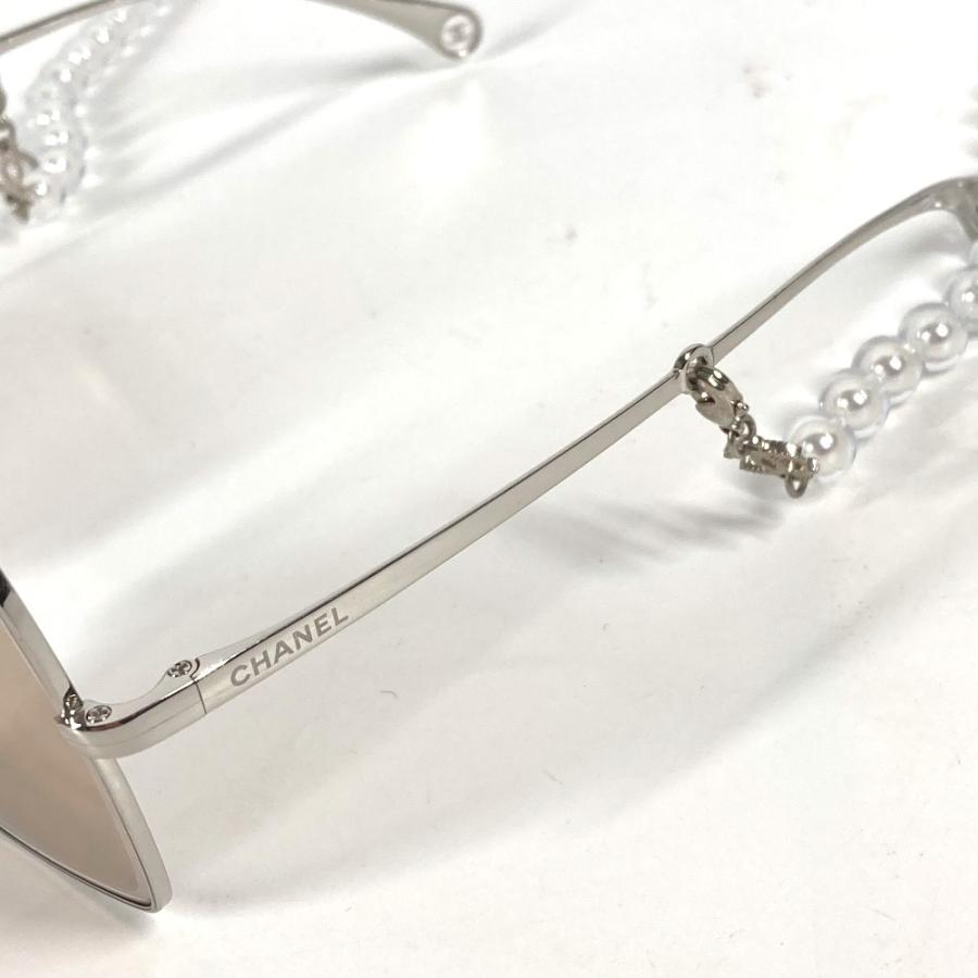 CHANEL シャネル 4262 バタフライ シェイプ アイウェア CC ココマーク アイウェア 眼鏡　フェイクパールストラップ付 サングラス中古】 | CHANEL | 03