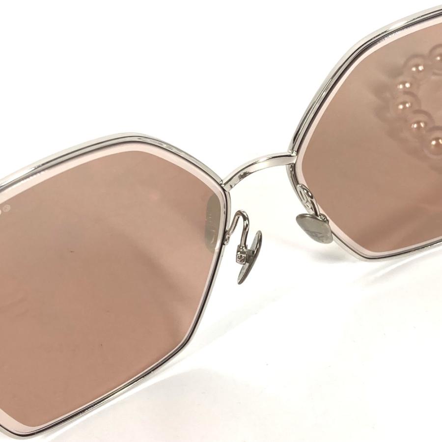 CHANEL シャネル 4262 バタフライ シェイプ アイウェア CC ココマーク アイウェア 眼鏡　フェイクパールストラップ付 サングラス中古】 | CHANEL | 05