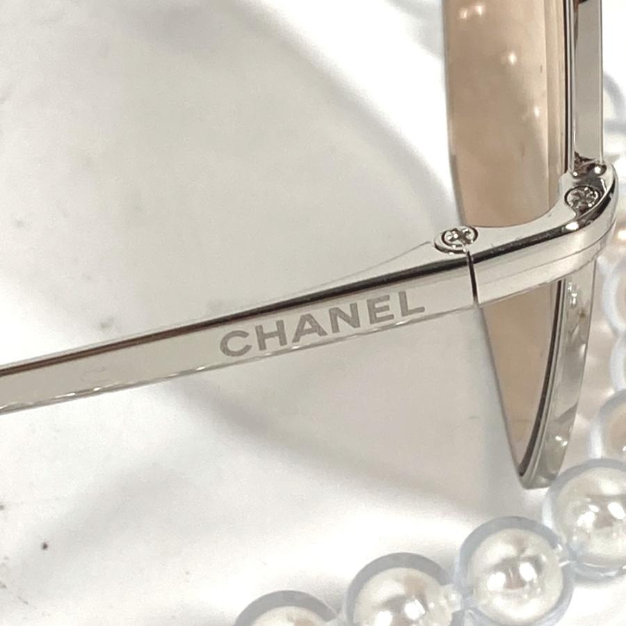CHANEL シャネル 4262 バタフライ シェイプ アイウェア CC ココマーク アイウェア 眼鏡　フェイクパールストラップ付 サングラス中古】 | CHANEL | 07