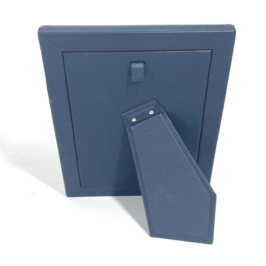 美品 LOUIS VUITTON ルイヴィトン R98155 カードゥル フォトアンリ MM  写真立て フォトスタンド LVロゴ フォトフレーム ネイビー【中古】 | LOUIS VUITTON | 01