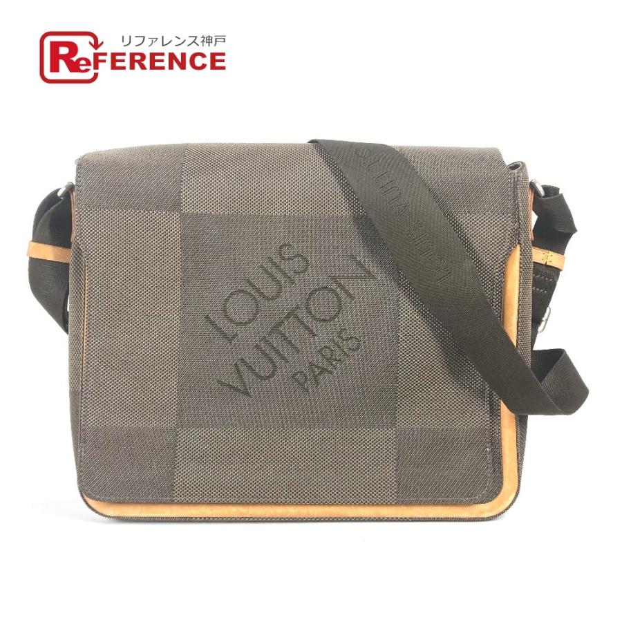 LOUIS VUITTON ルイヴィトン M93030 メサジェ ダミエジェアン キャンバス ショルダーバッグ カーキ メンズ LOUIS VUITTON（ルイ・ヴィトン） M93030 メサジェ 斜め掛け カバン