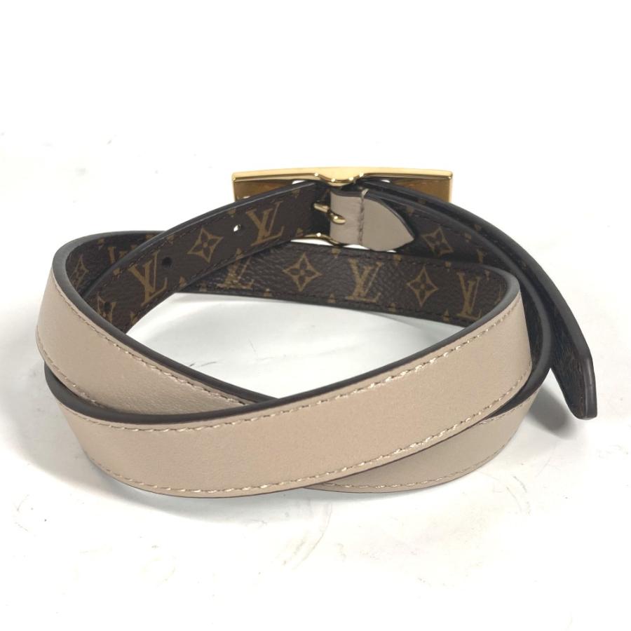 新品同様 LOUIS VUITTON ルイヴィトン M8370Y ベルト・LV デュオ 18MM リバーシブル モノグラム ベルト ブラウン レディース【中古】 | LOUIS VUITTON | 01