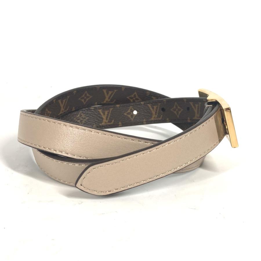 新品同様 LOUIS VUITTON ルイヴィトン M8370Y ベルト・LV デュオ 18MM リバーシブル モノグラム ベルト ブラウン レディース【中古】 | LOUIS VUITTON | 02