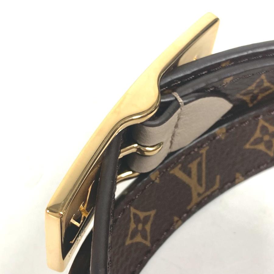 新品同様 LOUIS VUITTON ルイヴィトン M8370Y ベルト・LV デュオ 18MM リバーシブル モノグラム ベルト ブラウン レディース【中古】 | LOUIS VUITTON | 05