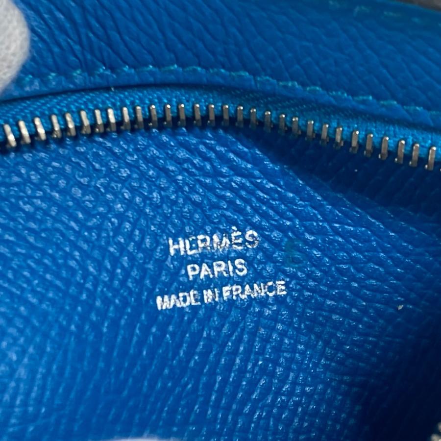 HERMES エルメス SURF サーフ 財布 小銭入れ コインケース ブルー ユニセックス【中古】 | HERMES | 08