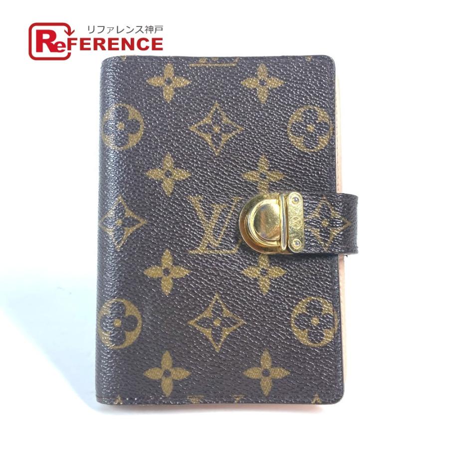 LOUIS VUITTON ルイヴィトン R21013 アジェンダPM  システム手帳  ステーショナリー モノグラム 手帳カバー ブラウン レディース【中古】 | LOUIS VUITTON