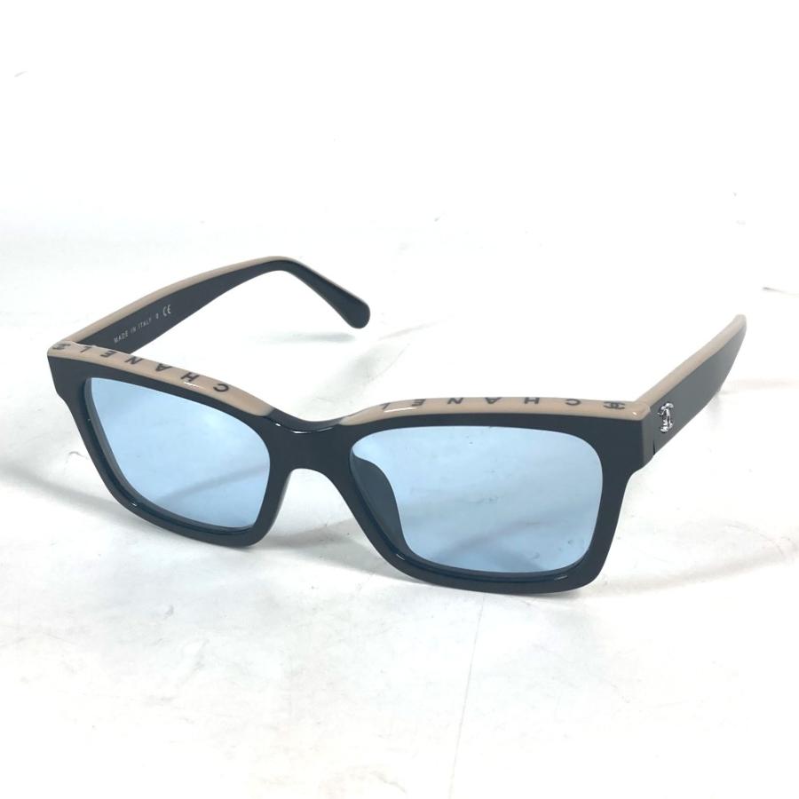 CHANEL シャネル 5417-A ロゴ CC ココマーク メガネ めがね アイウェア 眼鏡 ブラック レディース【中古】 | CHANEL | 01